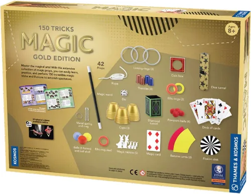 Miniatura 2 de Thames & Kosmos Magic: Gold Edition Juego con 150 trucos Manual de instrucciones a todo color de 96 páginas 42 accesorios Tutoriales