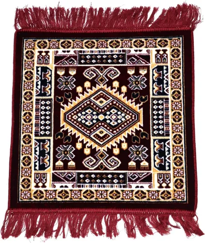 Miniatura 4 de ASHIRWAD Puja Aasan Tapete de terciopelo de lana Pooja Aassan de tela de meditación Aasanam (azul, grande, 1)