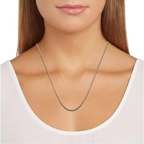 Miniatura 2 de MORGAN & PAIGE Collar de cadena tornado con purpurina de oro amarillo de 10 quilates