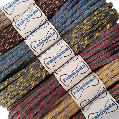 Miniatura 3 de Fabmania Cordones fuertes redondos de 18 pulgadas para montañismo al aire libre, senderismo, senderismo hombres y mujeres, 1 par