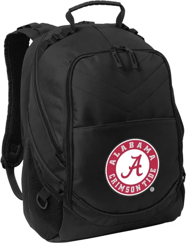 Miniatura 14 de Broad Bay Mochila Alabama University of Alabama Crimson Tide - Bolsas para computadora portátil, Negro y Gris - Logo Redondo, Tamaño único, Mochila