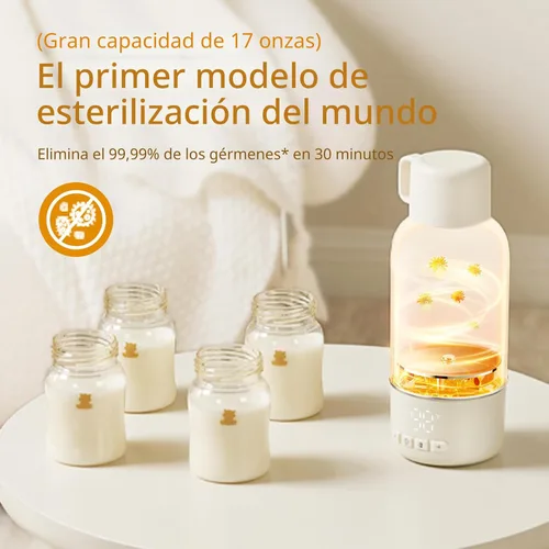 Miniatura 5 de Snow Bear Calentador de biberones portátil para viajes, calentamiento rápido en 2.5 minutos para leche materna, batería de 10200 mAh con pantalla M2