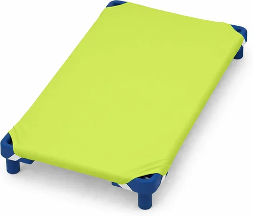 Miniatura 12 de Paquete de 6 sábanas para cuna preescolar para guardería, tela de mezcla de poliéster con esquinas elásticas para cunas que se adaptan a 22 x 40
