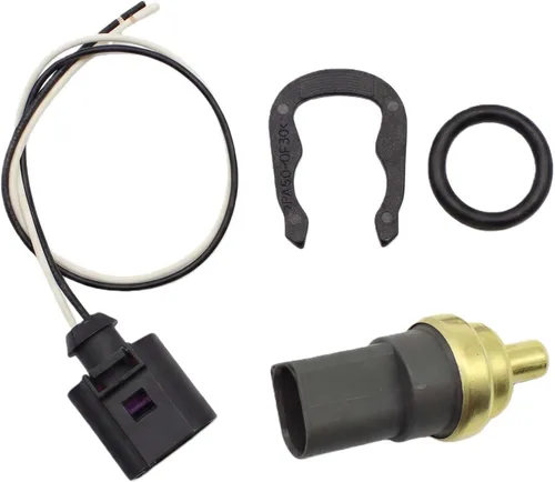 Sensor de temperatura del refrigerante con arnés de coleta 158-0784 compatible con Audi A3 A4 A5 A6 A8 Q5 Q7 S4 S5 TT VW Golf Jetta Passat Beetle CC
