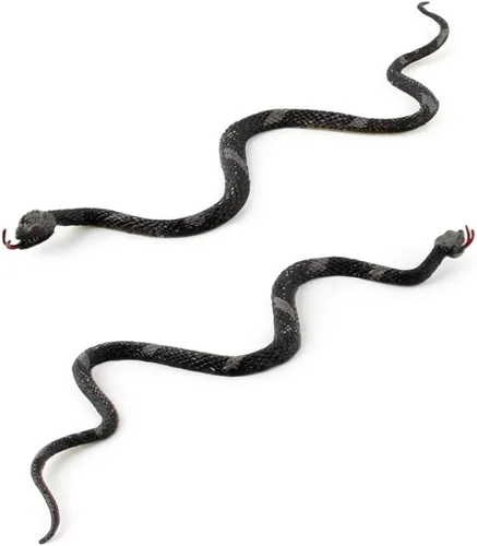 Miniatura 8 de Rubber Snake Realistic Snake Toy Rainforest Reptile for Party Favors Garden Props 12 Pcs