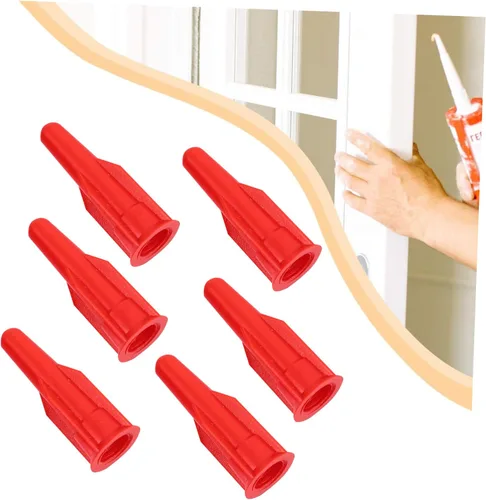 Miniatura 4 de Uonlytech 20 piezas Funda protectora de silicona removedor de calafateo tapas de botella de silicona Accesorios rojos Herramienta de acabado