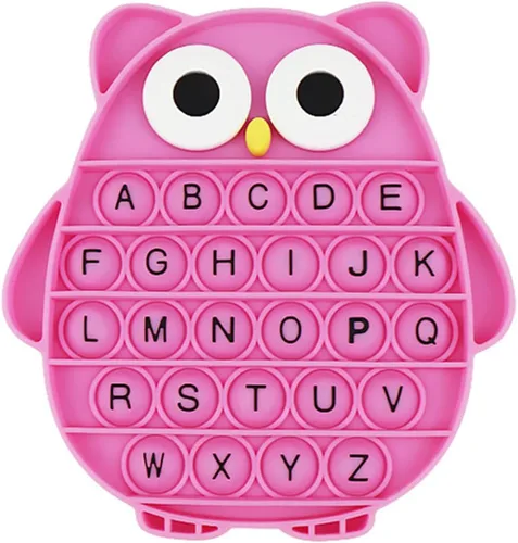 Juguete sensorial de burbujas Push Pop, juguete de silicona para aliviar el estrés y reventar burbujas, herramientas educativas de aprendizaje en