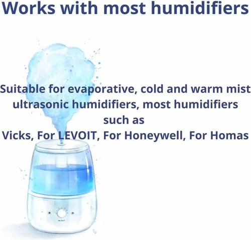 Miniatura 5 de Nispira Cartucho de desmineralización de niebla de repuesto compatible con Homedics Vick Total-Comfort humidificador ultrasónico Evita depósitos