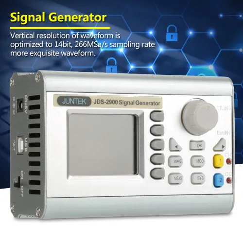 Miniatura 12 de JDS2900 DDS generador contador 15MHz 30MHz 40MHz 50MHz 60MHz alta exactitud Dua canal Función de onda arbitraria Generador Medidor de frecuencia