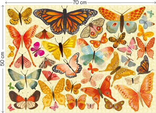 Miniatura 2 de Rompecabezas Elena Essex - Belleza de Mariposa Rompecabezas de 1000 Piezas para Adultos Rompecabezas de Jigsaw Mariposas Coloridas, Naturaleza