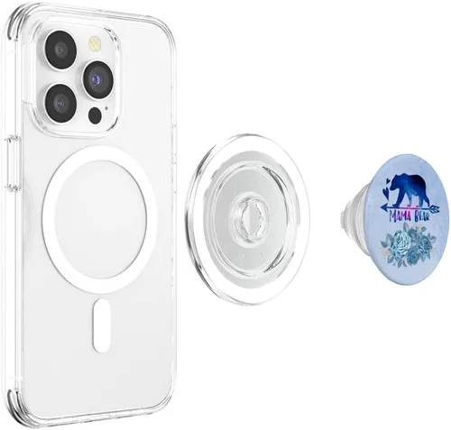 Miniatura 3 de Mama Bear - Agarre pop para mamá y mamá, PopSockets PopGrip: agarre intercambiable para teléfonos y tabletas, PopSockets MagSafe PopGrip para iPhone