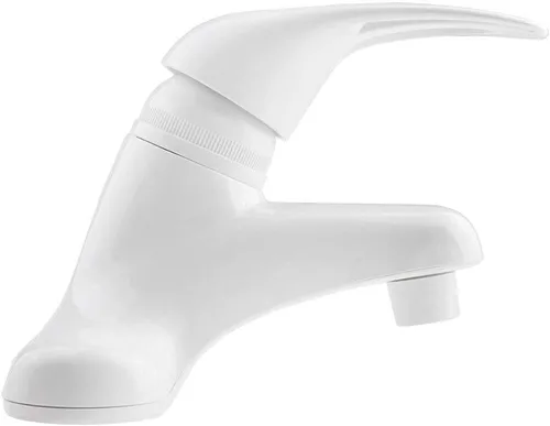 Miniatura 6 de Grifo de lavabo RV de una palanca Dura Faucet: grifo para baño RV para casas rodantes modernas de distintos tipos, Blanco