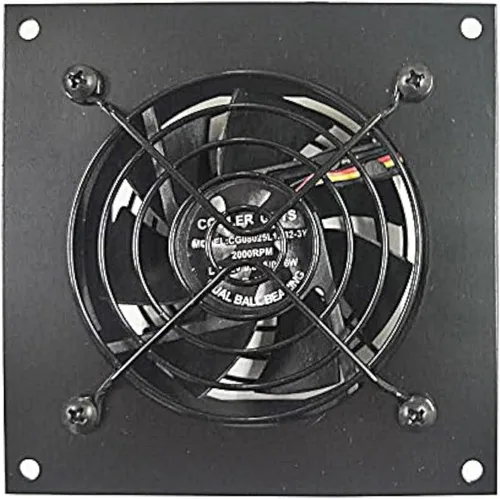 Miniatura 2 de Coolerguys Kits de enfriamiento de termostato programable para gabinetes, AV y componentes (metal, doble 3.150 in)