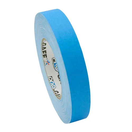 Miniatura 12 de ProTapes Pro Gaff Cinta de Gaffer de tela mate premium de 1 pulgada de ancho con adhesivo de goma, 11 mils de grosor, 55 yardas de longitud