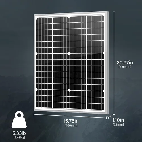 Miniatura 2 de Newpowa módulo panel solar 30w vatios 12v