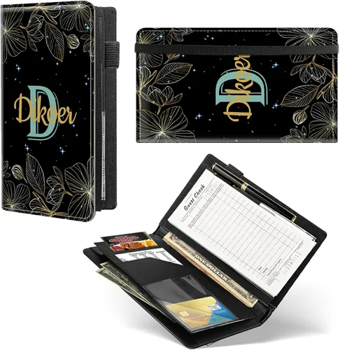 Miniatura 42 de Diseña Tus Propios Libros de Servicio con Nombre e Iniciales para Camareras, Dikoer Libro de Servicio de Camarero Personalizado con Nombre