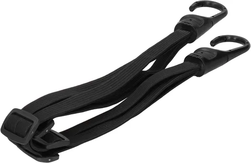 Cuerda elástica elástica para casco de motocicleta con 2 ganchos, correa fija de gancho ajustable, cuerda de fijación de equipaje elástica de alta