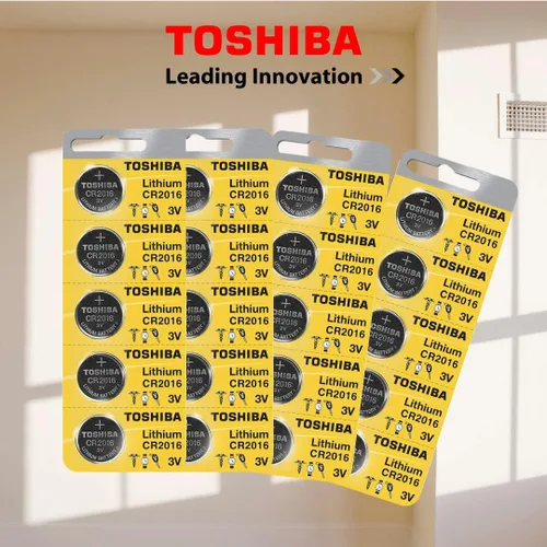 Miniatura 5 de Toshiba Batería CR2016 3V Litio Moneda Celda (500 Baterías)