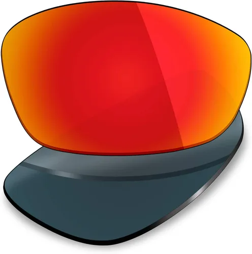 Miniatura 3 de mryok 4pares polarizadas lentes de repuesto para Oakley Straight Jacket 2007anteojos de sol, Stealth negrorojo fuegoazul hieloverde esmeralda
