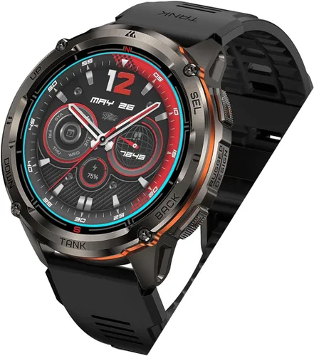 Miniatura 3 de Protector de pantalla para reloj inteligente KOSPET Tank T3 Ultra 2 de 1.43 pulgadas [paquete de 5] Película de vidrio templado [dureza 9H]