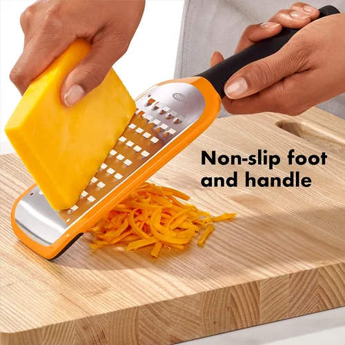 Miniatura 3 de OXO Good Grips - Rallador grueso grabado, color naranja