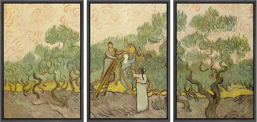 Miniatura 27 de Lienzo decorativo para pared - cuadro con estampado Giclée para decoración del hogar Noche estrellada sobre el Ródano