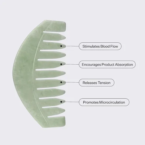 Miniatura 4 de Act+ Acre Serum de células madre de manzana procesadas en frío y herramienta Gua Sha del cuero cabelludo, estimula el cuero cabelludo, promueve un