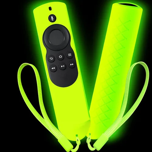 Miniatura 9 de Firestick - Funda para mando a distancia, Firestickremote Funda para control remoto, funda para cubierta con patio de tierra que brilla en azul Azul