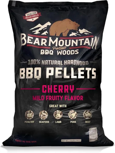 Miniatura 10 de Bear Mountain - Pellets de madera natural para ahumador, parrilla y barbacoa, 20 libras, manzana