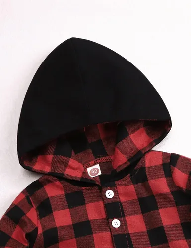 Miniatura 10 de Conjunto de ropa para bebés y niños pequeños, camisa con capucha y pantalones deportivos para otoño e invierno