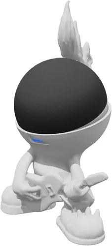 Miniatura 8 de Splin Soporte de mesa compatible con Amazon Alexa Smart Speaker Echo Dot (4ª y 5ª generación) y Apple HomePod Mini, Star Boy Blanco