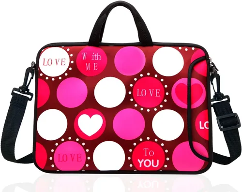 Miniatura 7 de 15,6 pulgadas portátil bolsa de hombro caso manga para 14 15 "15,6 pulgadas HP/Dell/Lenovo colorido flor