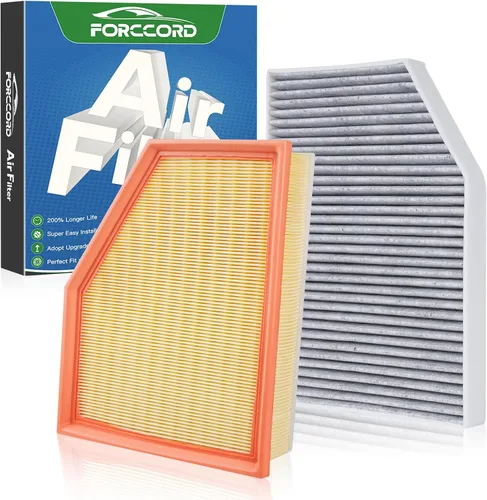 Miniatura 18 de Kit de filtro de aire de motor y de cabina Forccord Compatible con Honda Civic 1.5L 2016 2017 2018 2019 2020 2021 Filtro de cabina de carbón
