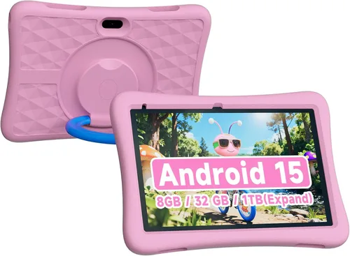 Miniatura 10 de ZZB Tableta para niños de 10 pulgadas, Android 15.0, 8 GB (3+5 extendidos) RAM 32 GB ROM (expandible a 1 TB) Cámara dual de 6000 mAh precargada