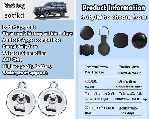 Miniatura 5 de Paquete de 2 rastreadores GPS para vehículos, dispositivo de seguimiento de automóvil oculto, dispositivo rastreador para vehículos, rastreador