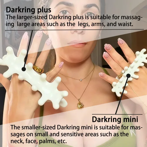 Miniatura 2 de DARKRING Herramienta de masaje de punto de presión, herramienta de masaje de tejido facial y punto de gatillo gua sha para aliviar la fascia