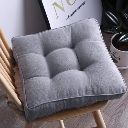 Miniatura 11 de Cojín redondo suave para silla, cojín acolchado antideslizante, cojines de asiento suaves y cómodos para sillas de cocina, comedor y oficina