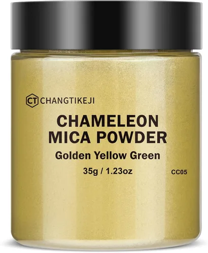 Miniatura 30 de CHANGTIKEJI Polvo de Mica ，100 Colores - 10g/Botella de Pigmento Natural para Resina Epóxica，Brillo de Labios，Sombra de Ojos,Ambientadores
