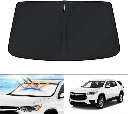 Miniatura 245 de KUST - Parasol plegable para parabrisas para Ford Ranger, accesorios 2019-2025 2026, parasol personalizado para ventana, protector solar plegable