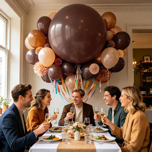 Miniatura 35 de 32 piezas de globos grandes morados de 18 pulgadas, globos redondos grandes de látex para decoración de cumpleaños y bodas. (morado)
