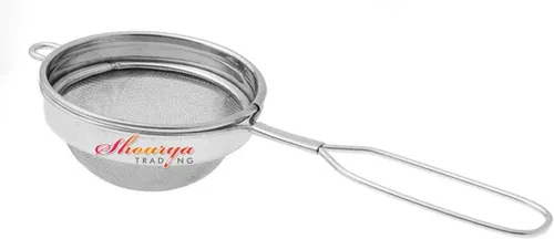 Miniatura 4 de Colador de té de acero inoxidable de malla fina con batidor de batidor, paquete de 2, filtro de té de acero inoxidable, filtro de té de acero