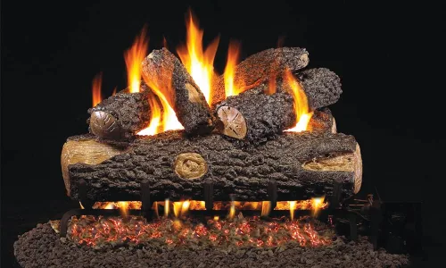 Miniatura 7 de Troncos de gas cerámico Ventilado Solo gas natural Peterson Real Fyre RH Peterson con/sin quemador