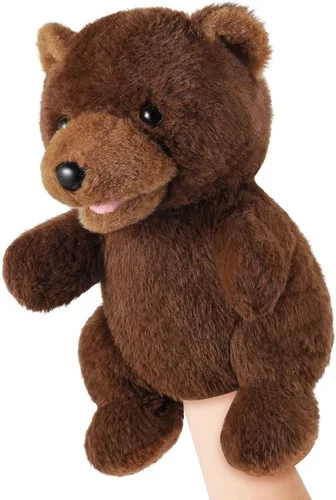 Marionetas de Mano de Animales de 11 Pulgadas Safari Selva Zoológico Bosque Títere Selva Tropical Pastizales Animales Juego de Roles para Niños