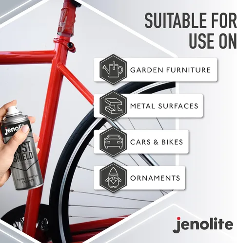 Miniatura 4 de JENOLITE Spray Antióxido - Aerosol Antióxido, Protección Contra el Óxido y la Corrosión para Automóviles y Metal - 400ml (13.5 fl oz)