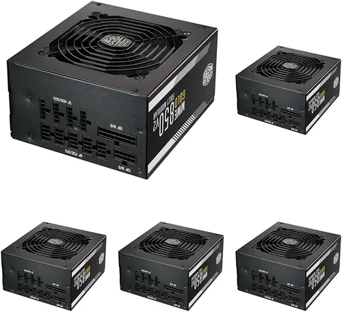 Miniatura 16 de Cooler Master MWE Gold 850 V2 PSU Full Modular, 850W, 80+ Gold, Diseñado para Nvidia RTX 5080 AMD RX 9070 XT, 2 Conectores EPS, Ventilador HDB