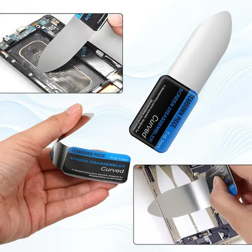 Miniatura 5 de Kit de herramientas de reparación de teléfonos celulares, 7 piezas, herramienta de palanca de metal antiestático, herramienta de apertura de palanca