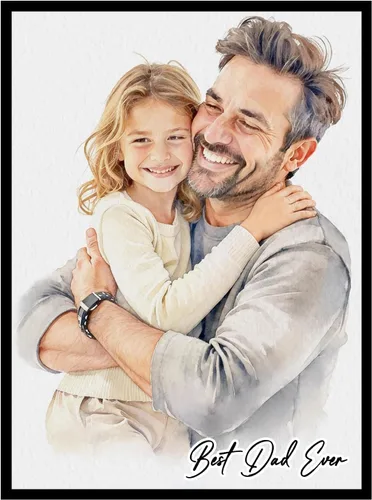 Miniatura 10 de NAZENTI Retrato personalizado de pareja en acuarela a partir de foto, pintura personalizada de foto para arte de pared, retrato personalizado