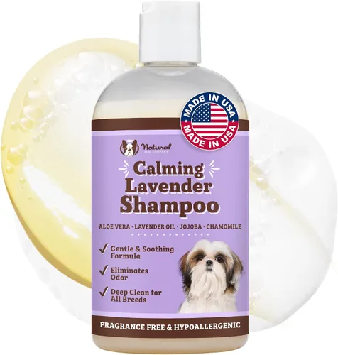 Miniatura 15 de Natural Dog Company Acondicionador de piel sensible para perros – Avena hidratante para pieles sensibles y con picazón, fórmula desenredante de aseo