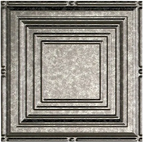 Miniatura 2 de FASÄDE Panel de techo decorativo de vinilo para retrato en blanco mate (muestra de 12 x 12 pulgadas)