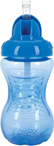Miniatura 4 de Nuby Vaso Flip-It sin derrames, 10 onzas, paquete individual de 1 taza, los colores pueden variar